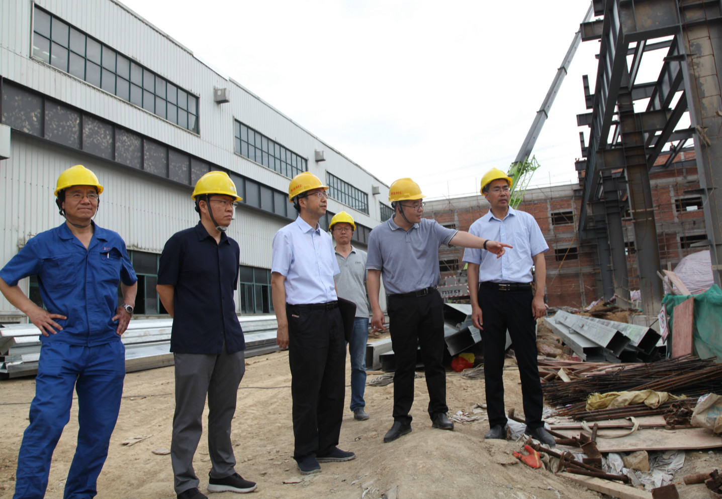 吳敏一行赴申達(dá)德清基地調(diào)研指導(dǎo)