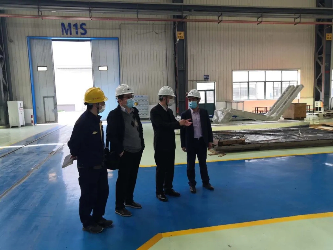 集團公司黨委委員、副總經(jīng)理酈幾寧一行赴德清申達調(diào)研指導