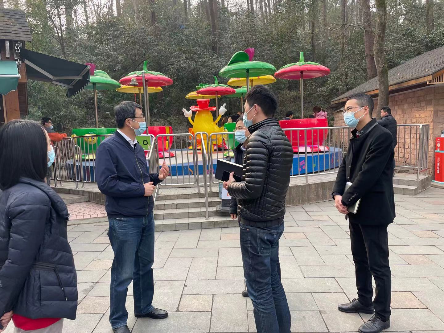 吳敏赴哎喲藝創(chuàng)檢查安全生產、疫情防控工作